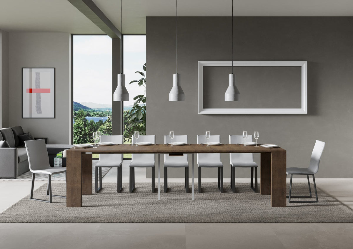 Consolle allungabile 90x40/300 cm Pianiga Noce