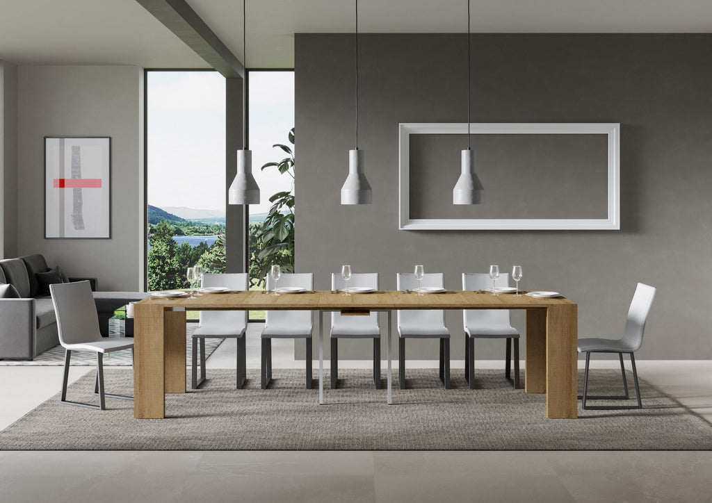Consolle allungabile 90x40/300 cm Pianiga Quercia Natura