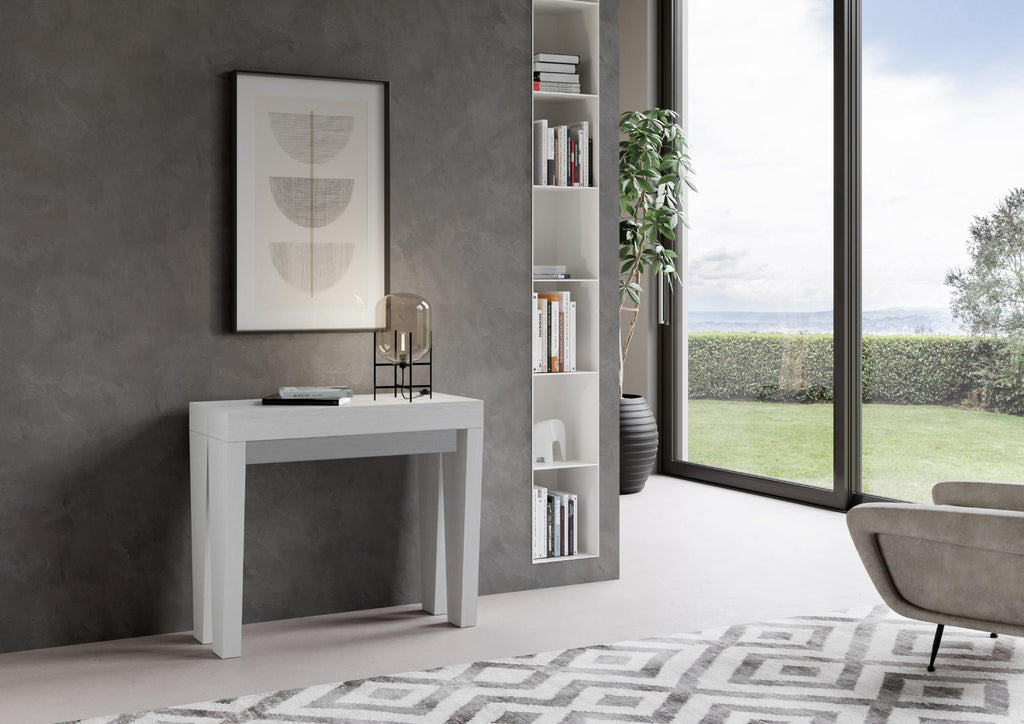 Consolle allungabile 90x40/300 cm Scorzè Bianco Frassino
