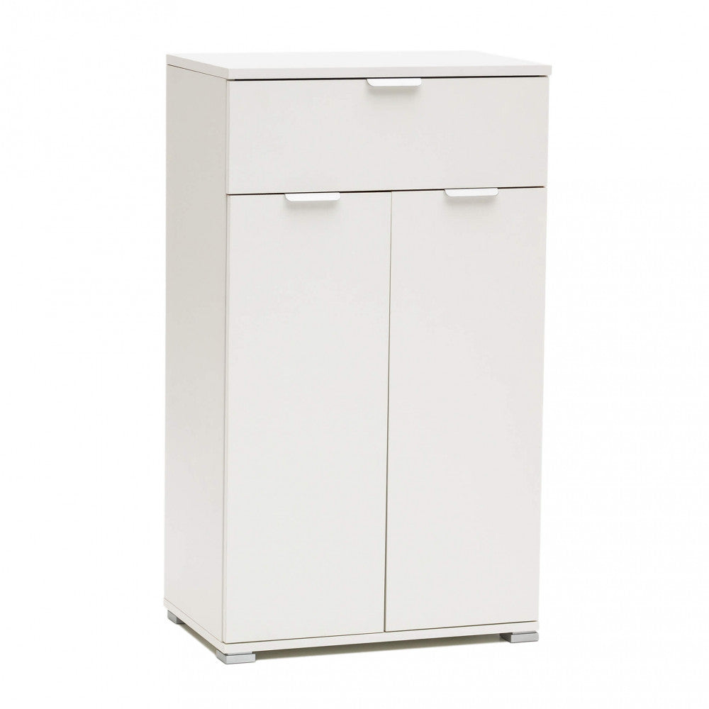 MOBILETTO DOLMA CON 2 ANTA E 1 CASSETTO BIANCA. Dimensioni: cm 60 x 38 x 103 h.