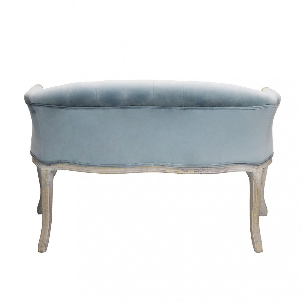 COLEMAN SOFA IN GREY VELVET. Dimensions: 107 x 61 x 70 cm h.