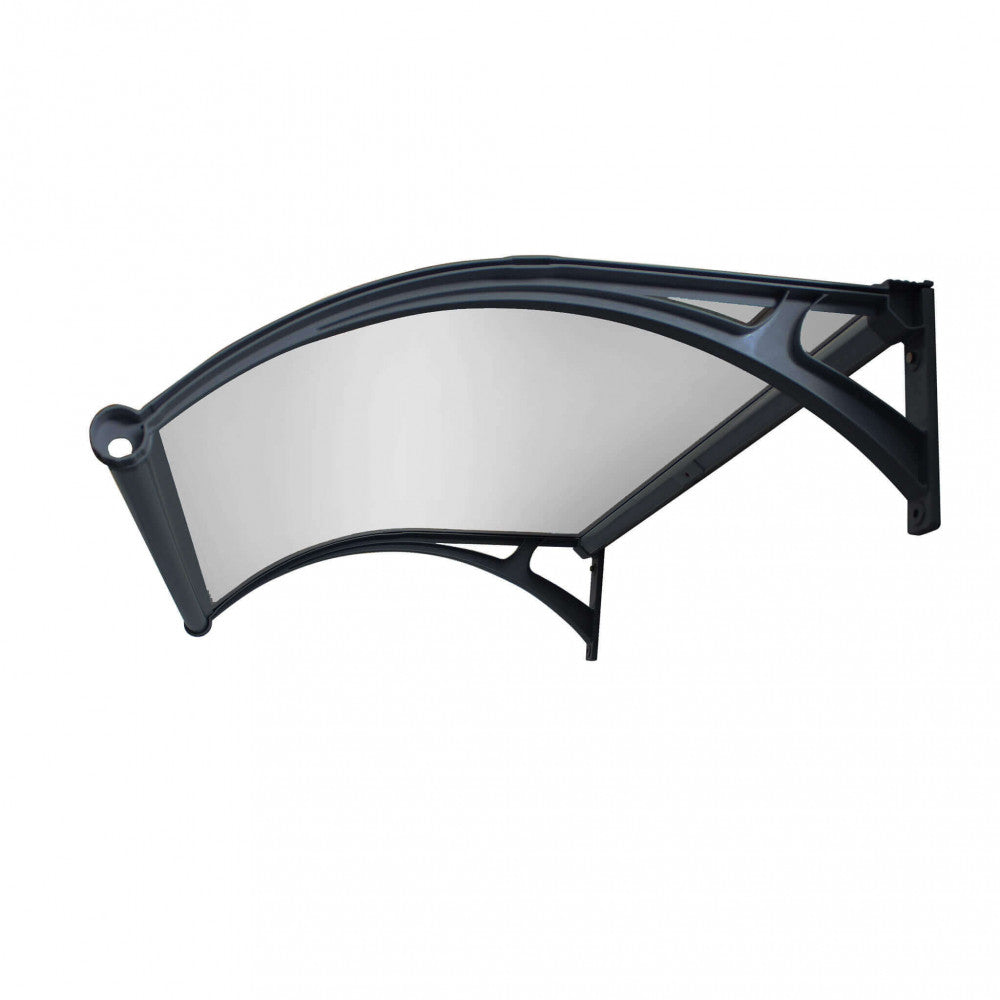 RAINBOW LED Awning, MATT 100 X 120. Awning with LED, SOLAR PANEL and 2.7 mm ABS Polycarbonate arms, self-charging, maintenance-free. Dimensions: 100 x 120 cm / D.95 x 115.