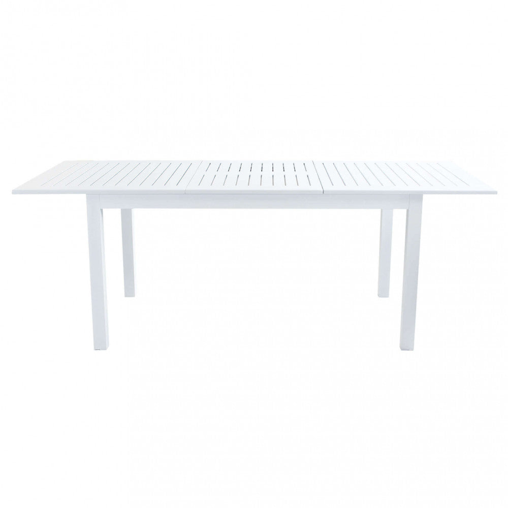TAVOLO CUBA ALLUNGABILE 150/210 X 90. Struttura in alluminio verniciato BIANCO o TAUPE o TORTORA o ANTRACITE Dimensioni: cm 150/210 x 90 x 75 h. Arredo Giardino