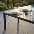 TAVOLO HOUSTON 160/240 X 100. Struttura e piano in allumino BIANCO o TAUPE o ANTRACITE Dimensioni: cm 160/240 x 100 x 74 h. Arredo Giardino