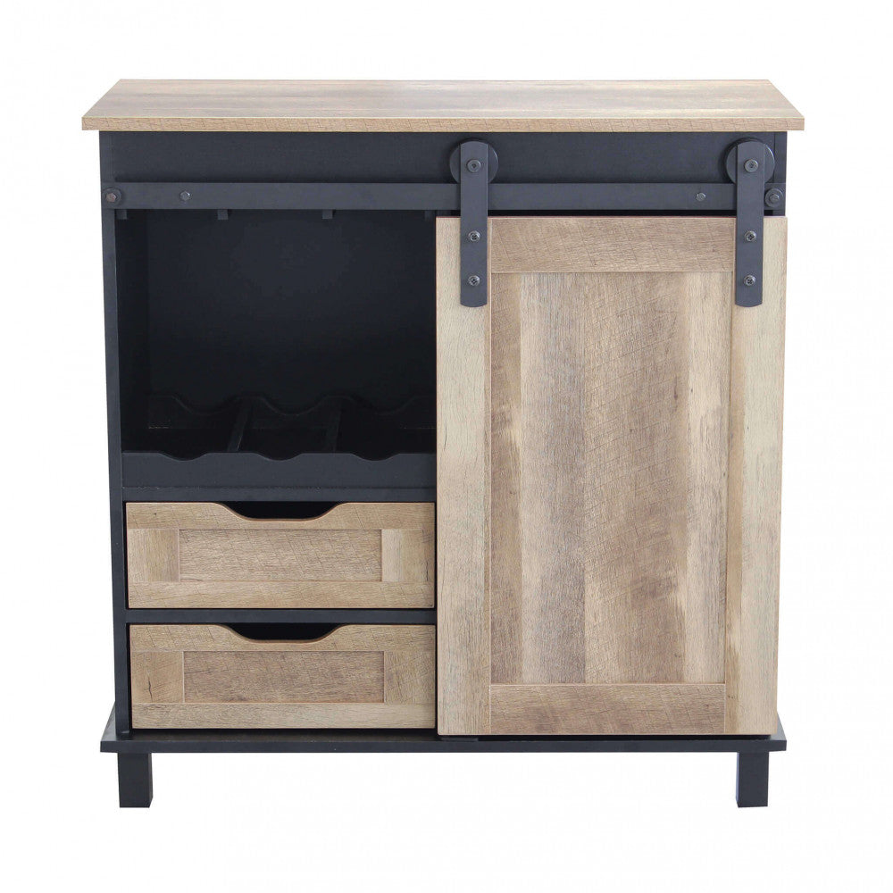MOBILE IN LEGNO E FERRO YVAN. Mobile con 2 cassetti e 1 anta scorrevole in legno Dimensioni: cm 80 x 40 x 82 h.
