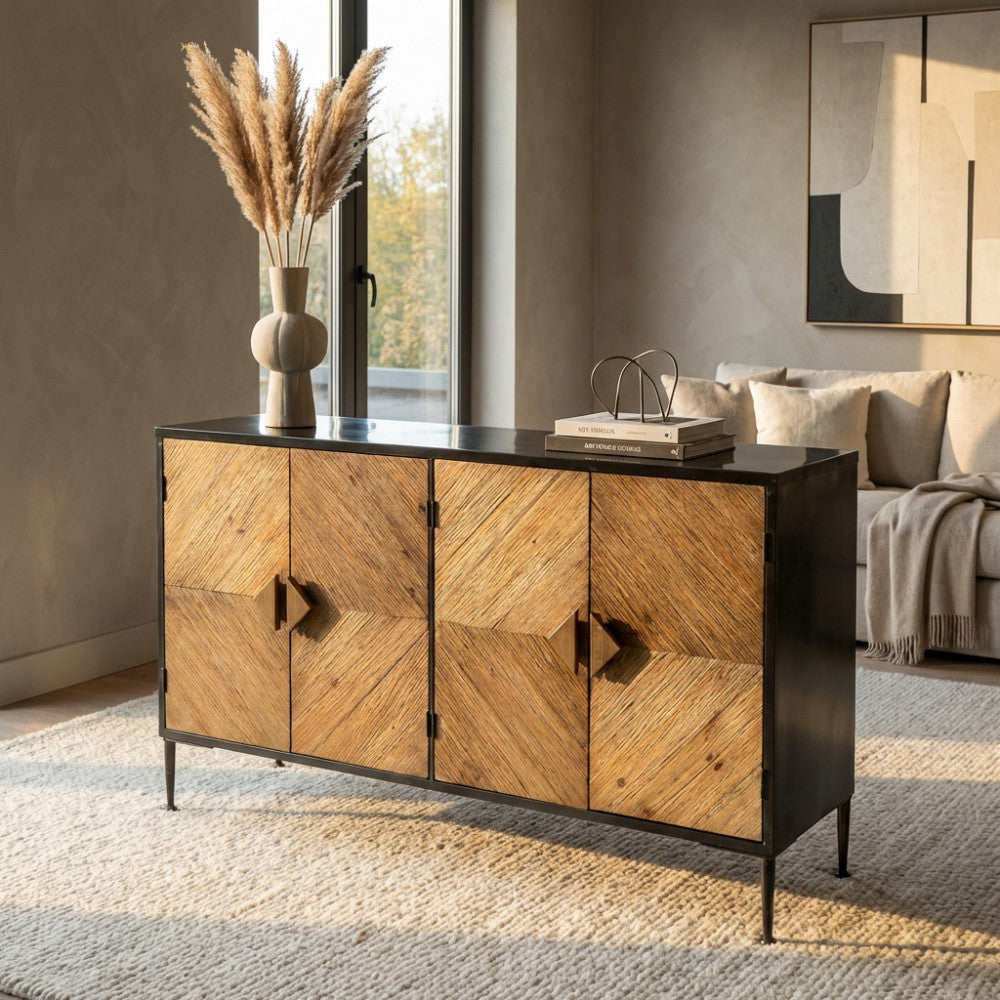 MOBILE DEREK. Dimensioni: cm 147 x 44 x 85 h.