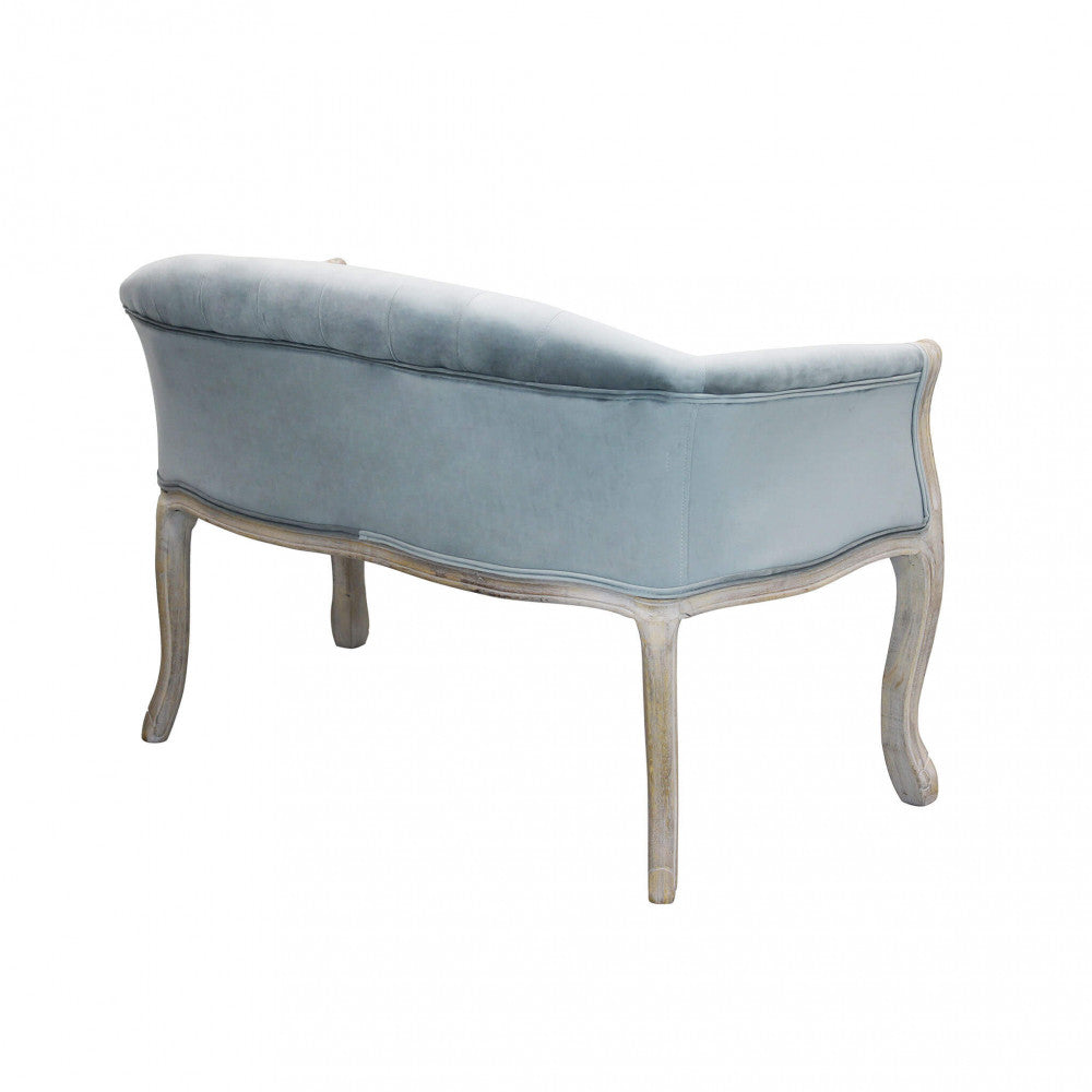 COLEMAN SOFA IN GREY VELVET. Dimensions: 107 x 61 x 70 cm h.