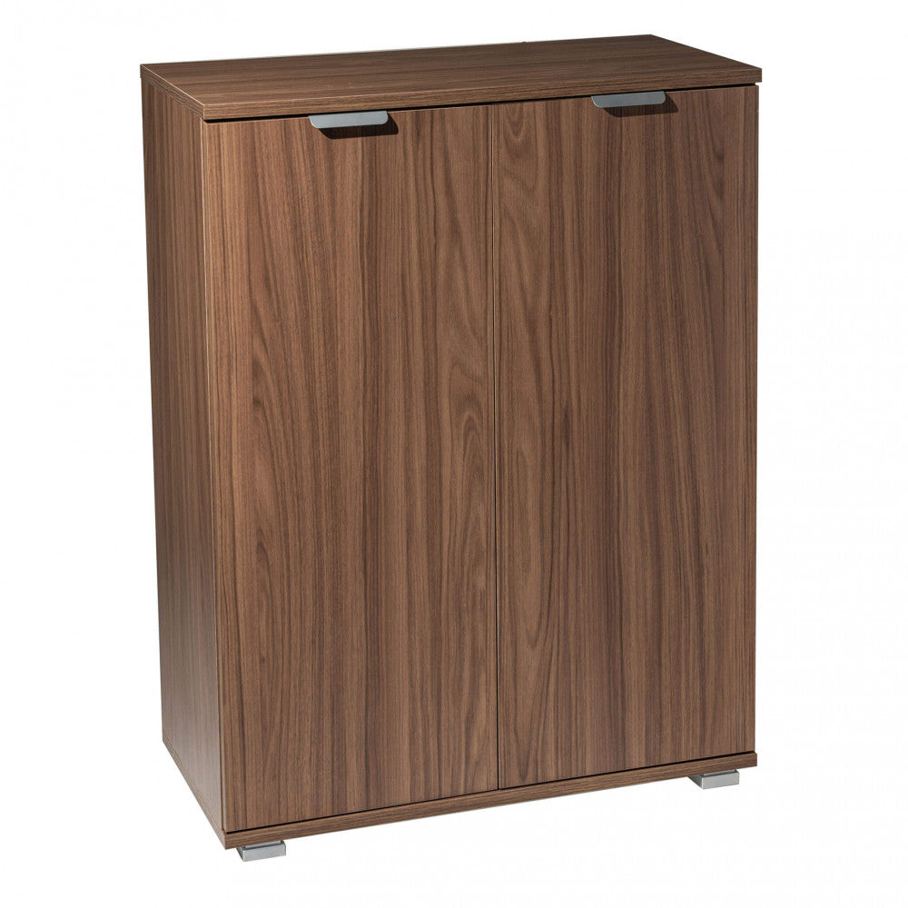 ARMADIETTO BORA 2 ANTE TINTA NOCE. Dimensioni: cm 60 x 38 x 85 h.