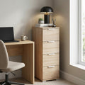 CASSETTIERA PAROS 4 CASSETTI NATURALE. Dimensioni: cm 27 x 38 x 85 h.
