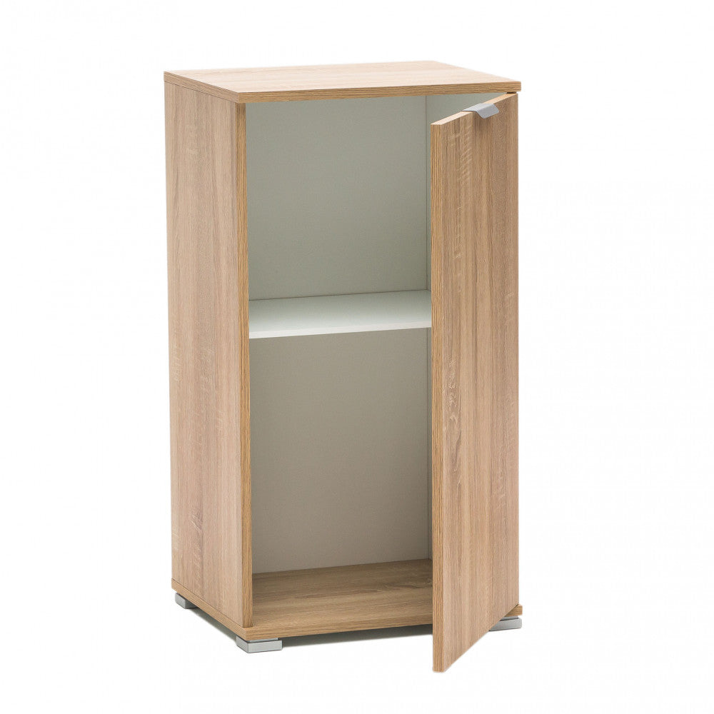 MOBILETTO KOS 1 ANTA NATURALE. Dimensioni: cm 45 x 38 x 85 h.