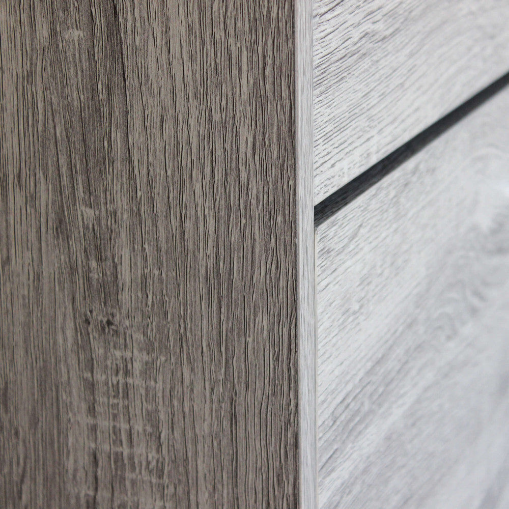 SCARPIERA WENDY GRIGIO CHIARO. Scarpiera con 4 ante in legno Dimensioni: cm 60 x 24 x 150 h.