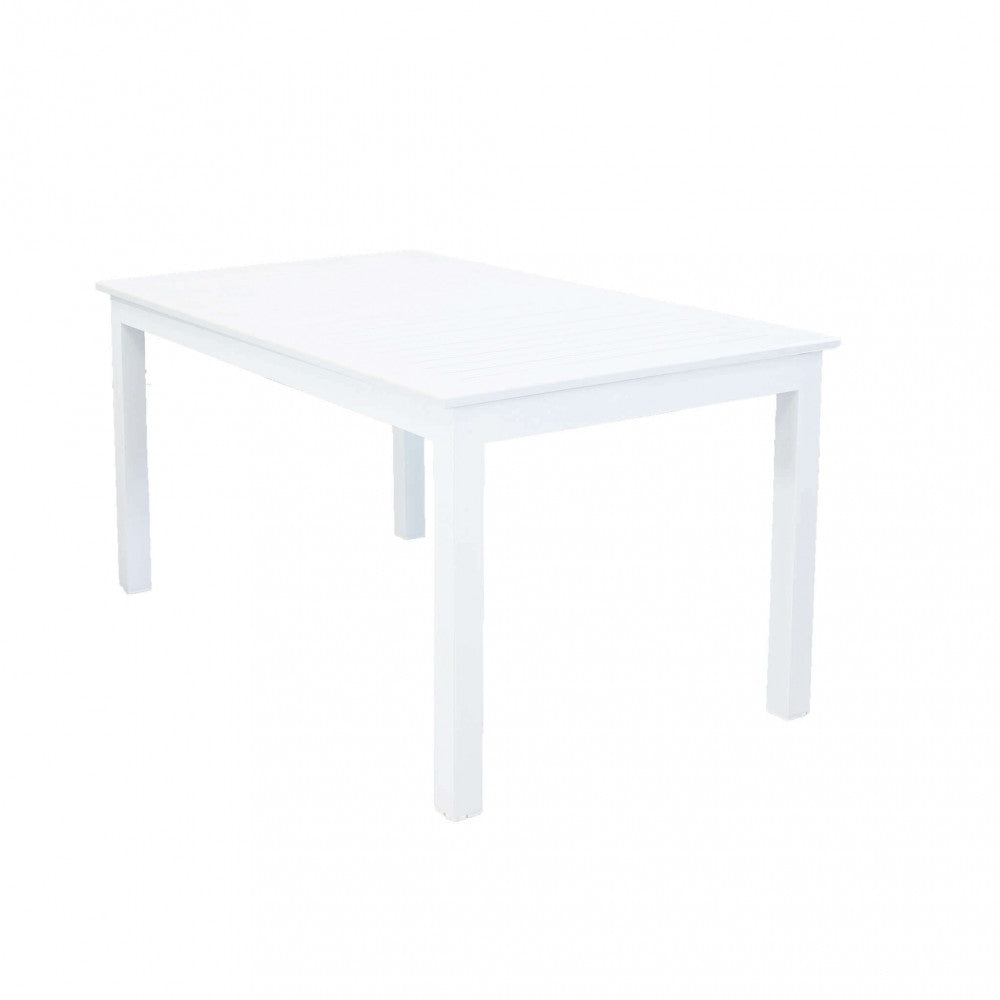 TAVOLO CUBA ALLUNGABILE 150/210 X 90. Struttura in alluminio verniciato BIANCO o TAUPE o TORTORA o ANTRACITE Dimensioni: cm 150/210 x 90 x 75 h. Arredo Giardino