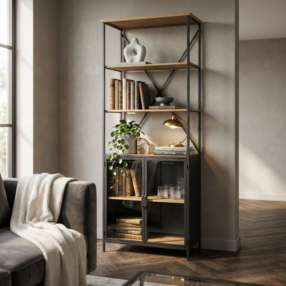 MOBILE BROCK. Dimensioni: cm 68 x 39 x 183 h.