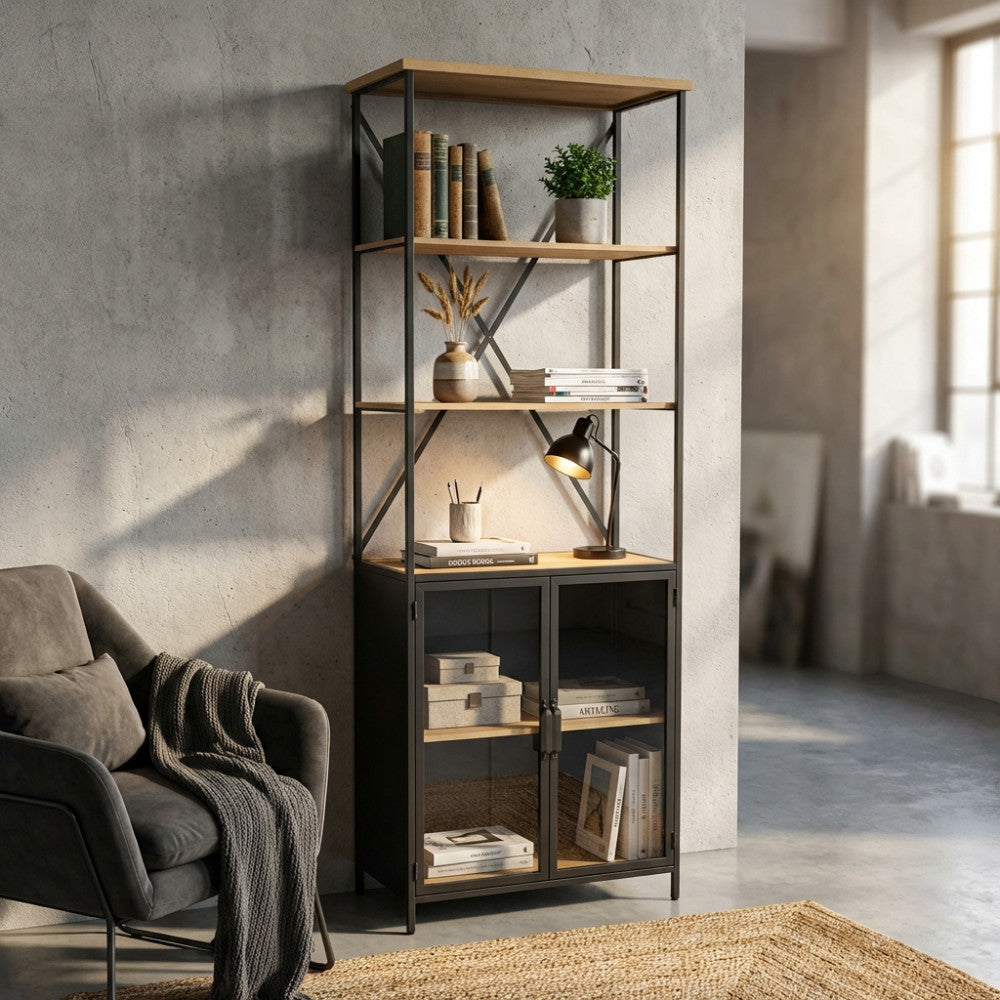 MOBILE BROCK. Dimensioni: cm 68 x 39 x 183 h.
