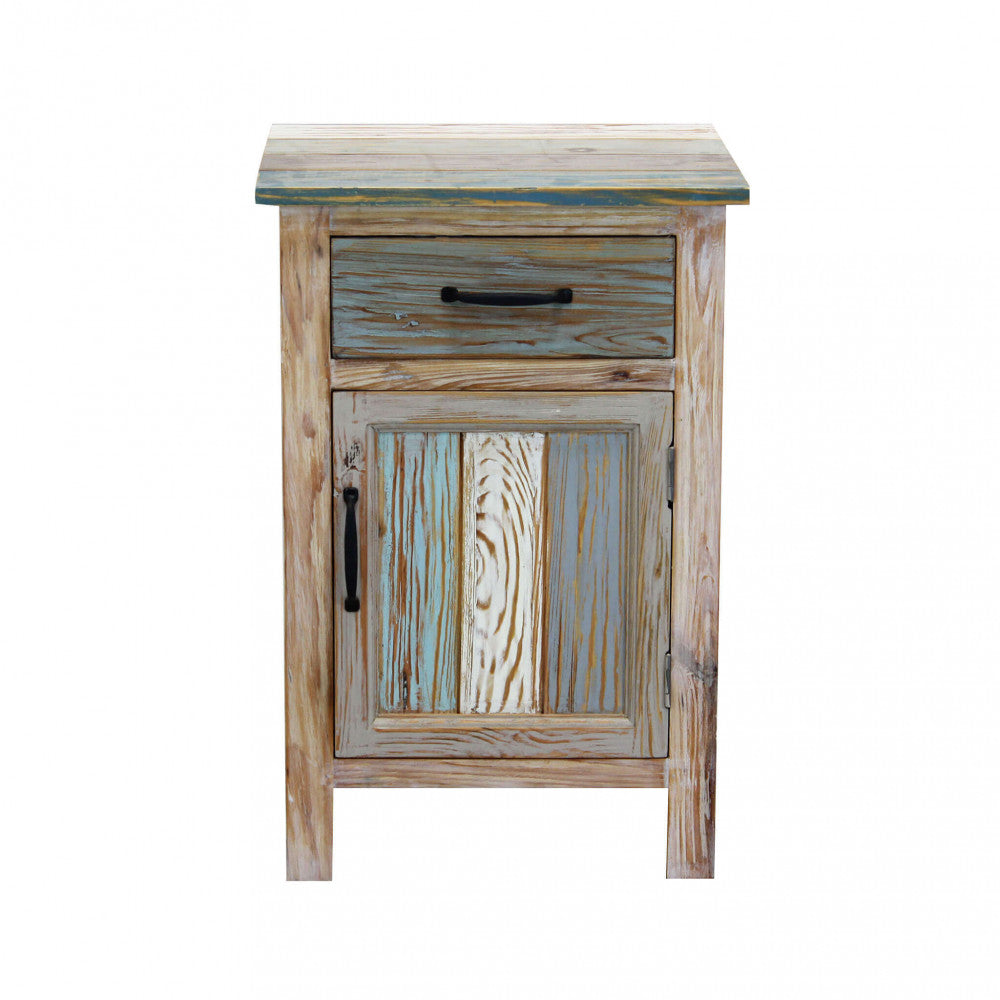 MOBILE REYNOLD. Mobile con 1 cassetto e 1 anta in legno colorato Dimensioni: cm 45 x 40 x 68 h.