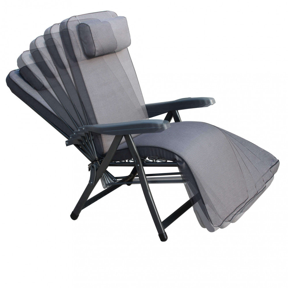 POLTRONA PARADISO MODELLO AUTOMATICA GRIGIA. Disponibile BEIGE o GRIGIA o ROSSA o AZZURRA Dimensioni:. Arredo Giardino