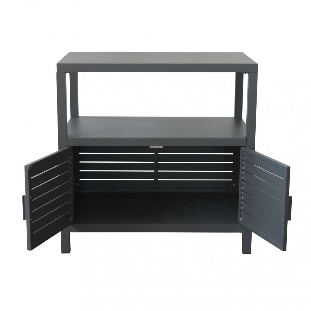 MOBILETTO PHOENIX. Struttura in alluminio verniciato BIANCO o ANTRACITE Dimensioni: cm 90 x 55 x 90 h.