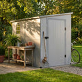 CASETTA HAUSE 143 X 247 X 194. Casetta in plastica con finestra MARRONE o GRIGIO CHIARO Dimensioni: cm 143 x 247 x 194 h. Arredo Giardino