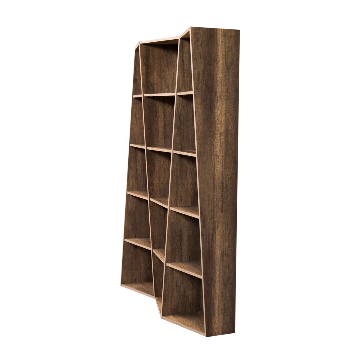 Libreria Cerea 3 elementi Noce