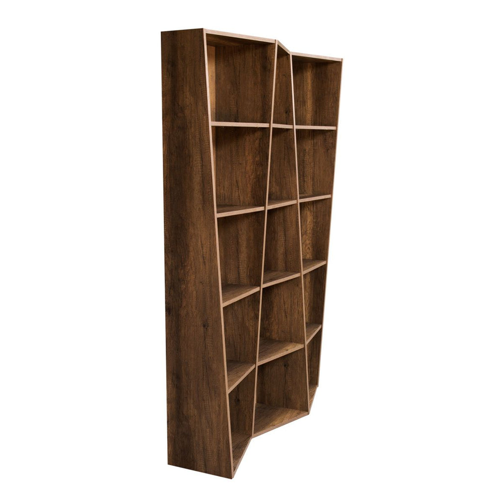 Libreria Cerea 3 elementi Noce