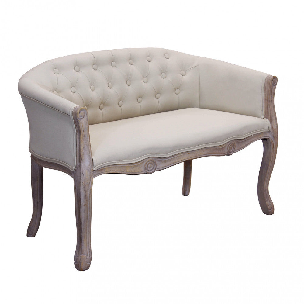 DIVANO COLEMAN IN TESSUTO. Dimensioni: cm 107 x 61 x 70 h.