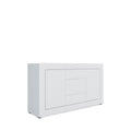 Madia 2 ante/3 cassetti 150x40x83,5 cm Fassa bianco lucido