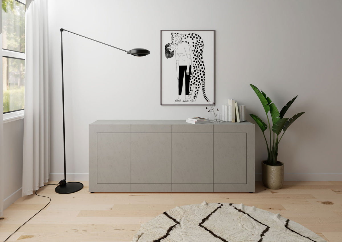 Madia 4 ante 200x40x83,5 cm Fassa cashmere