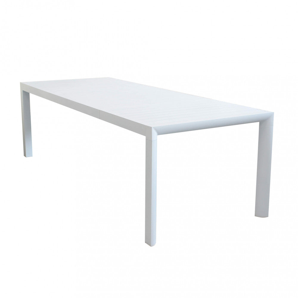 TAVOLO HOUSTON 160/240 X 100. Struttura e piano in allumino BIANCO o TAUPE o ANTRACITE Dimensioni: cm 160/240 x 100 x 74 h. Arredo Giardino