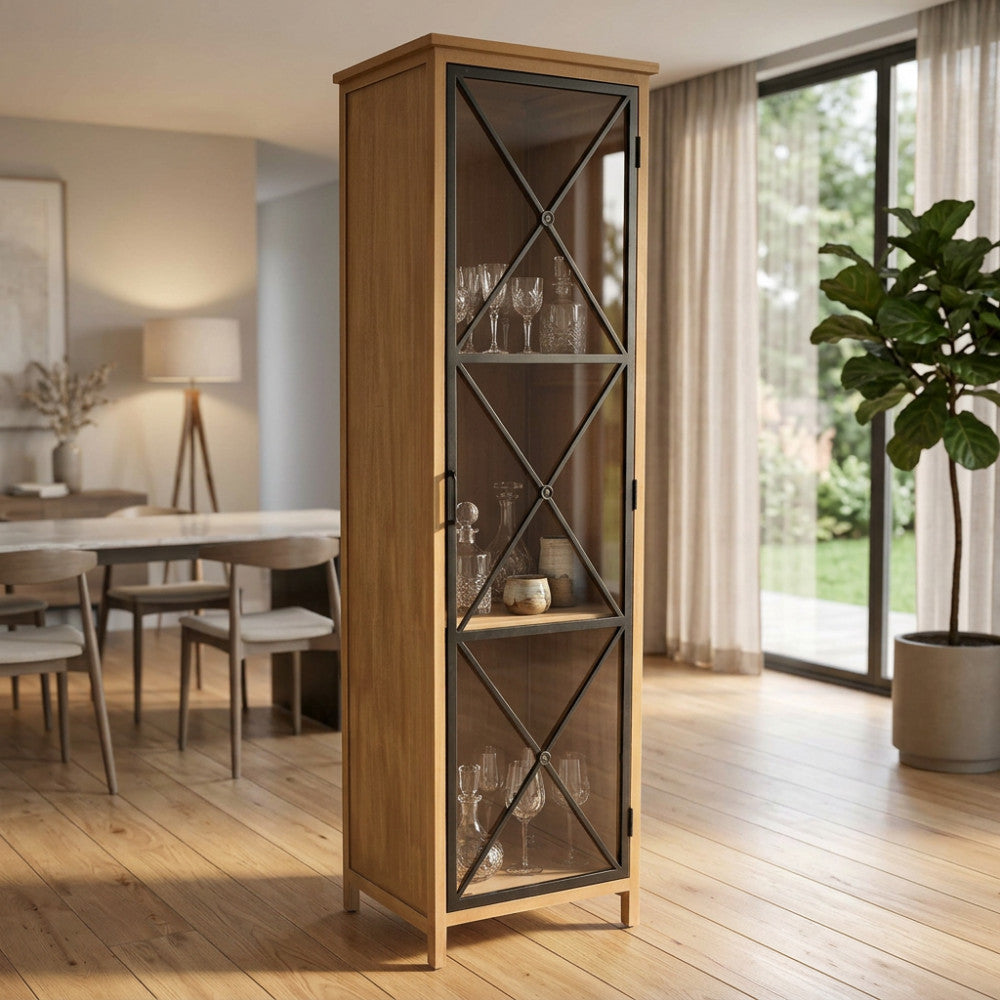 VETRINA CELESTINE. Dimensioni: cm 53 x 46 x 183,5 h. Arredo Giardino
