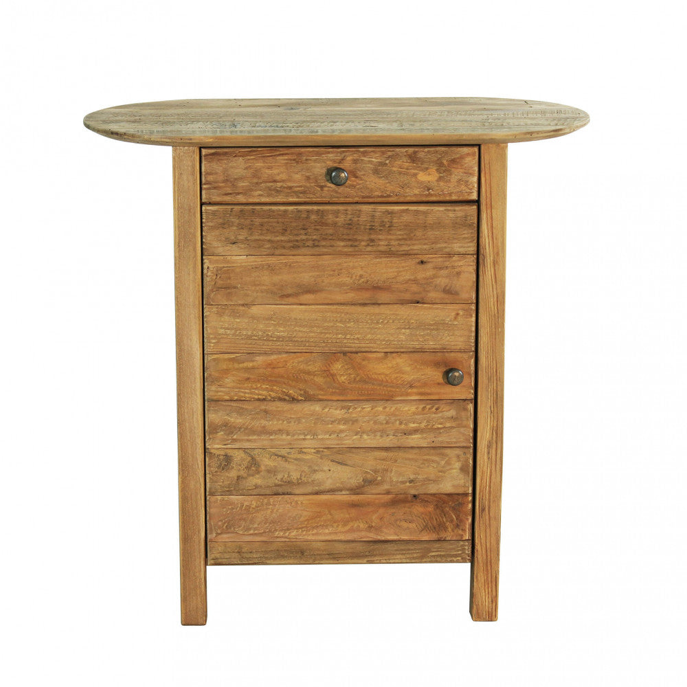 MOBILETTO FARRAN. Mobiletto in legno di pino riciclato Dimensioni: cm 75 x 35 x 76 h.
