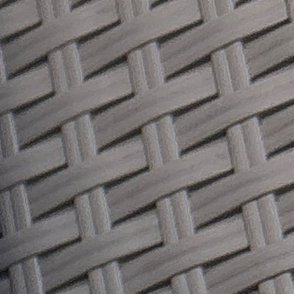 SALOTTO NEBRASKA 2 P C/CUSCINI. Struttura in plastica stampata wicker, montaggio ad incastro. Arredo Giardino