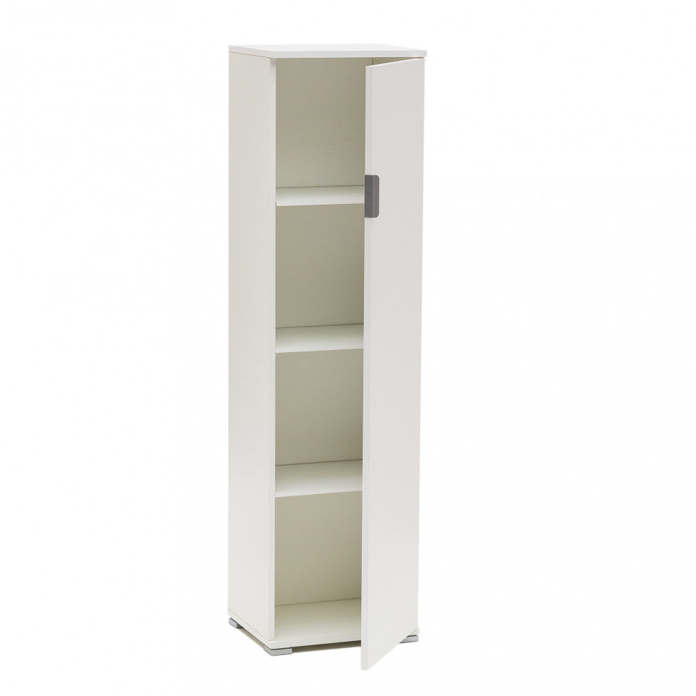 PORTASCOPE BIANCO. Dimensioni: cm 40 x 33 x 151 h.