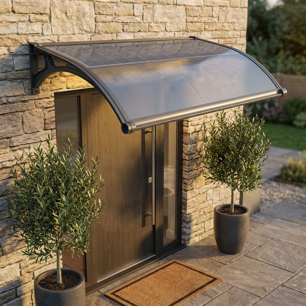 RAINBOW ANORAK WITH LED OPAQUE HONEYCOMB 100 X 150. Awning with LED, SOLAR PANEL and 5.2 mm ABS Polycarbonate arms, self-charging and maintenance-free. Dimensions: 100 x 150 cm / D.95 x 145.