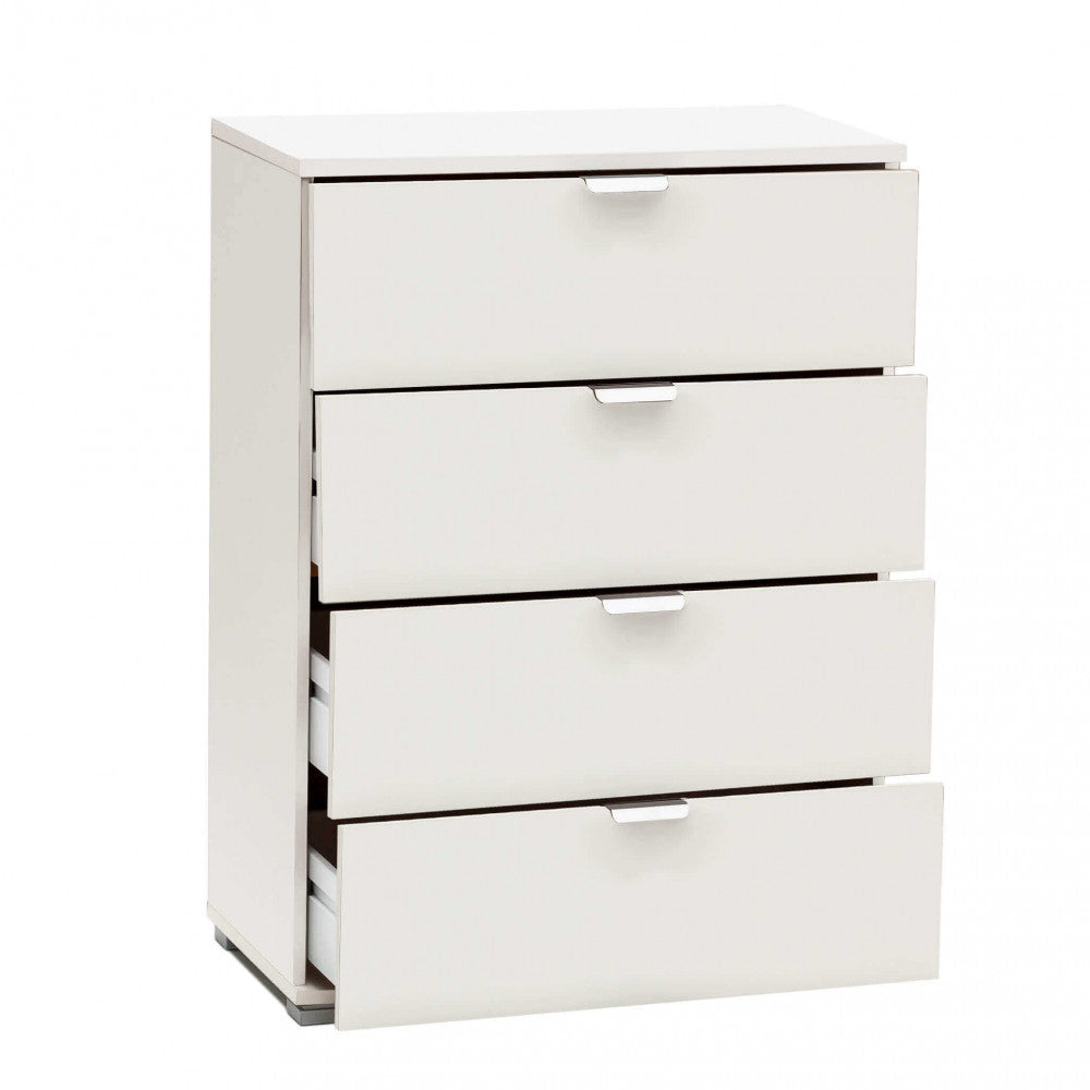 CASSETTIERA SAMOA 4 CASSETTI BIANCA. Dimensioni: cm 60 x 38 x 85 h.