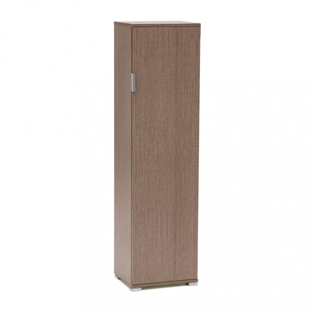 PORTASCOPE ELEA ROVERE GRIGIO. Dimensioni: cm 40 x 33 x 151 h.