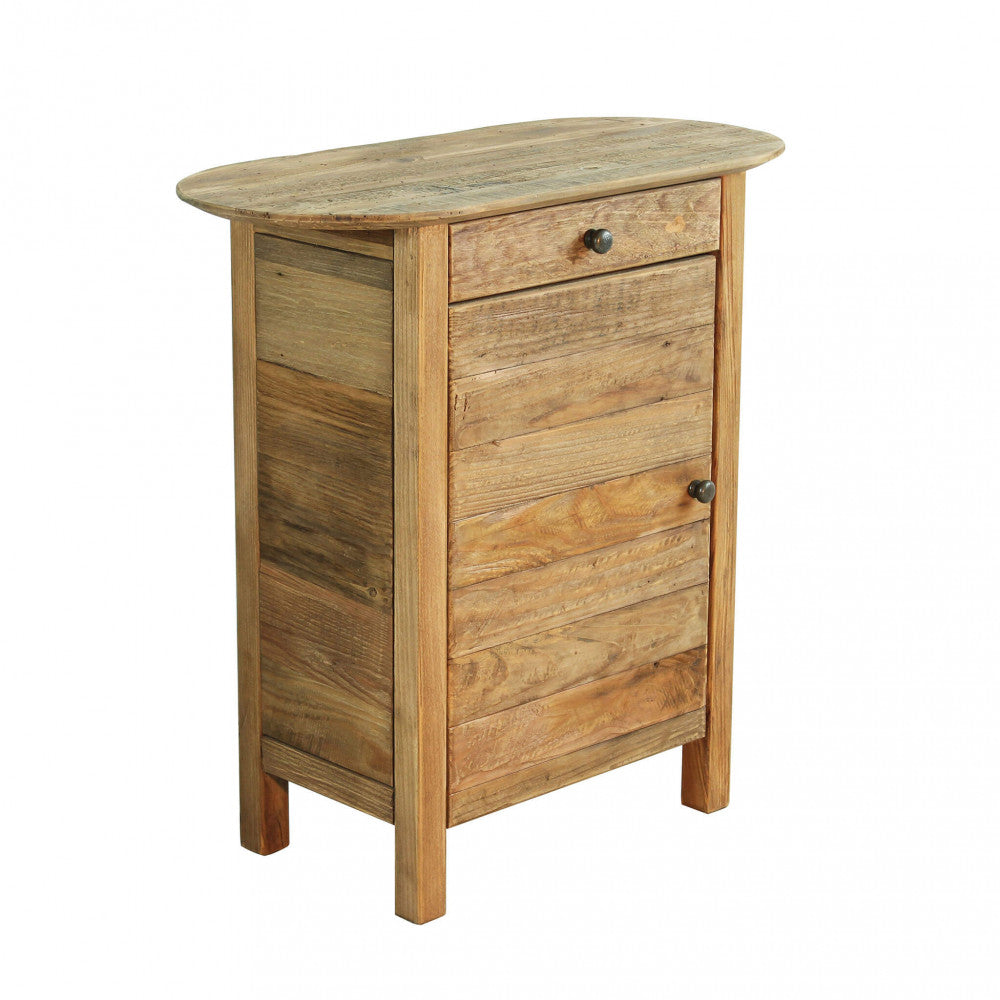 MOBILETTO FARRAN. Mobiletto in legno di pino riciclato Dimensioni: cm 75 x 35 x 76 h.
