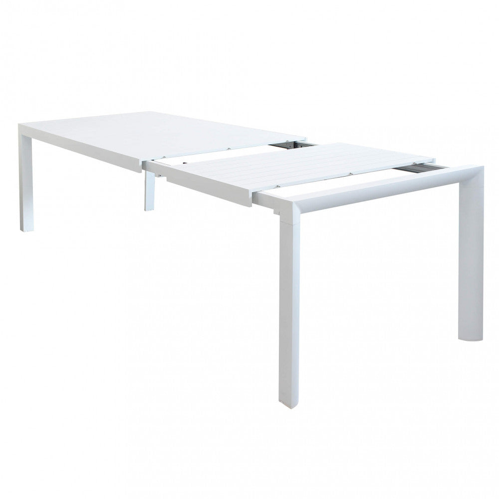 TAVOLO HOUSTON 160/240 X 100. Struttura e piano in allumino BIANCO o TAUPE o ANTRACITE Dimensioni: cm 160/240 x 100 x 74 h. Arredo Giardino