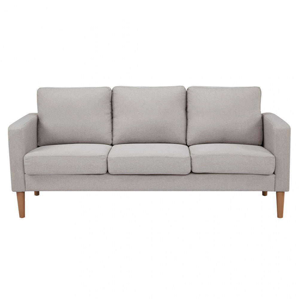 DIVANO 3 POSTI RAMSEY. Divano GRIGIO CHIARO o GRIGIO SCURO o BLU o BEIGE gambe in polipropilene Dimensioni: cm 180 x 73 x 82 h.