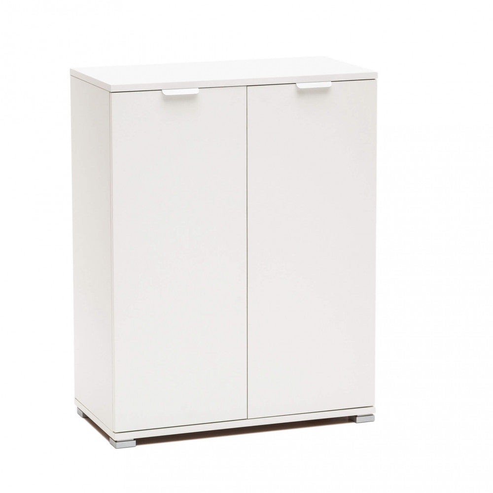 BORA 2-DOOR WHITE CABINET. Dimensions: 60 x 38 x 85 cm h.