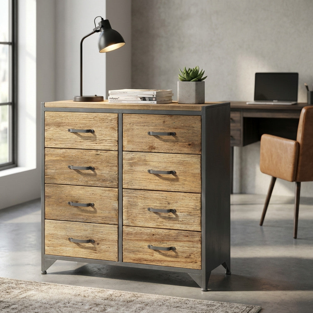 CASSETTIERA DAMIAN. Dimensioni: cm 81,5 x 38 x 82,5 h.