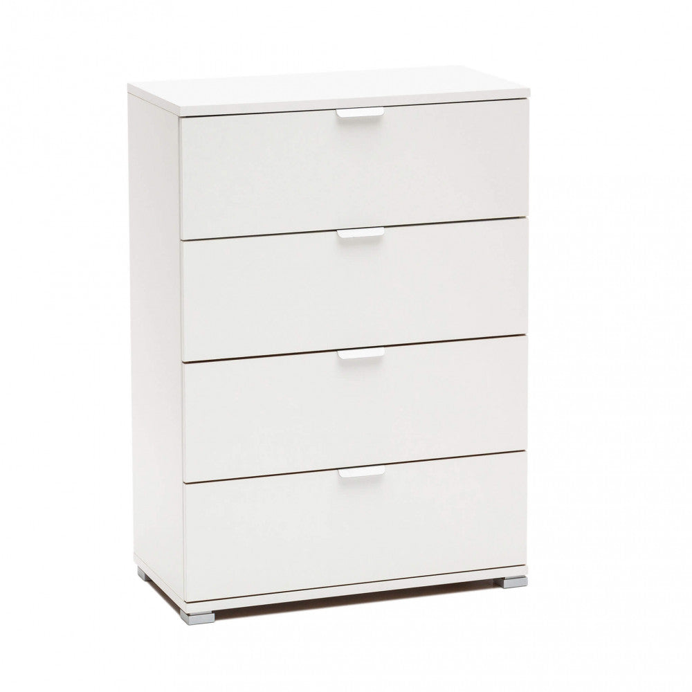 CASSETTIERA SAMOA 4 CASSETTI BIANCA. Dimensioni: cm 60 x 38 x 85 h.