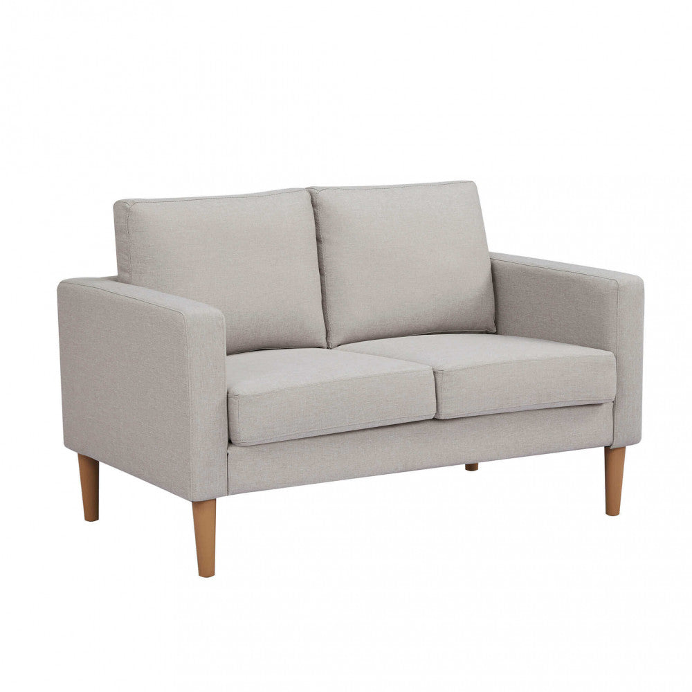 DIVANO 2 POSTI RAMSEY. Divano GRIGIO CHIARO o GRIGIO SCURO o BLU o BEIGE gambe in polipropilene Dimensioni: cm 137 x 73 x 82 h.