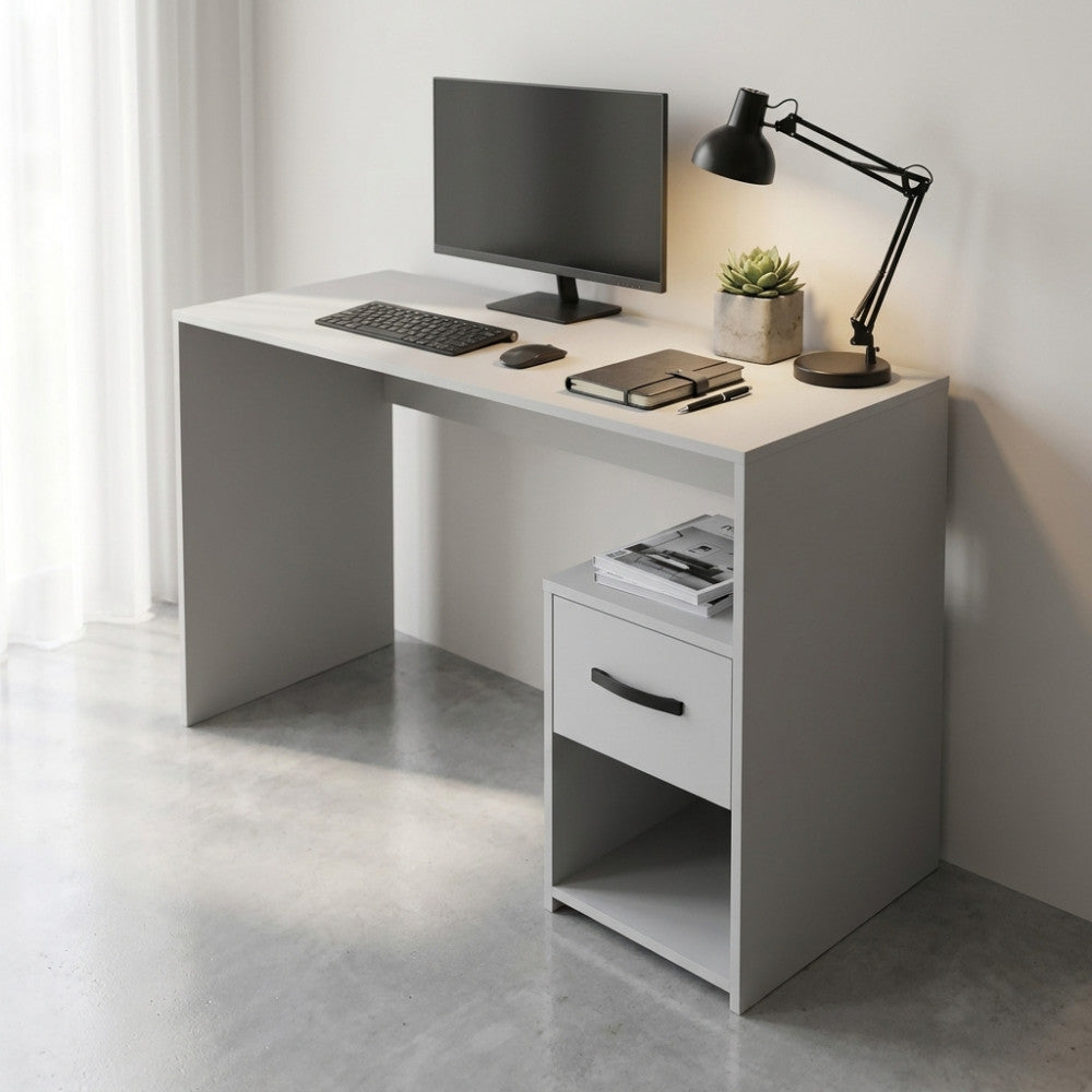 PORTA PC TOPAZ BIANCO. Porta PC in legno BIANCO Dimensioni: cm 120 x 50 x 74 h.