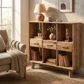 MOBILE MAXIMILLIAN. Mobile con 6 ripiani in legno di pino riciclato Dimensioni: cm 120 x 40 x 110 h.