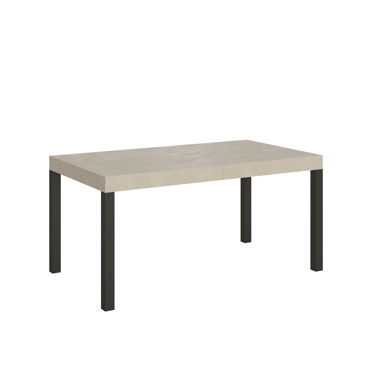 Tavolo allungabile 90x160/264 cm Noventa Premium cashmere gambe antracite
