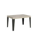 Tavolo allungabile 90x140/400 cm Marcon cashmere gambe antracite