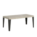 Tavolo allungabile 90x140/400 cm Marcon Premium Cashmere gambe antracite