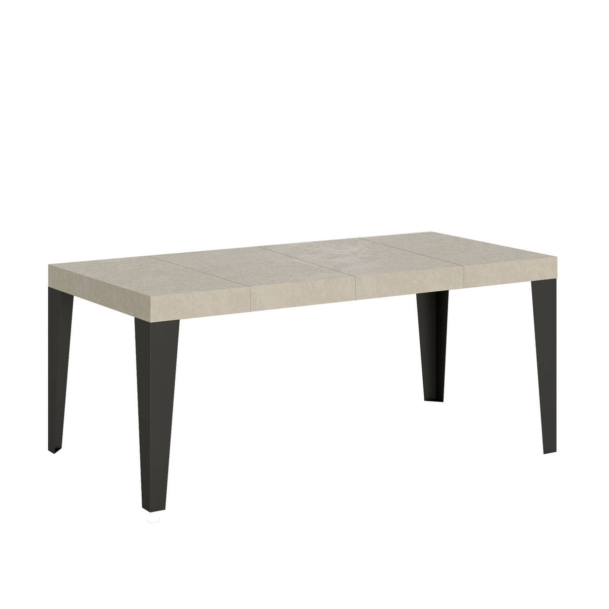 Tavolo allungabile 90x140/400 cm Marcon Premium Cashmere gambe antracite