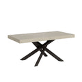 Tavolo allungabile 90x200/460 cm Affi Premium cashmere gambe antracite