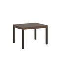 Tavolo allungabile 70x110/194 cm Noventa Noce telaio Antracite